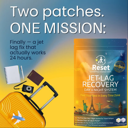 Reset Jet Lag Travel Patch System - 2 Pack (24 Patches)