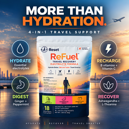 ReFuel Travel Recovery and Electrolyte Formula (2Pk)