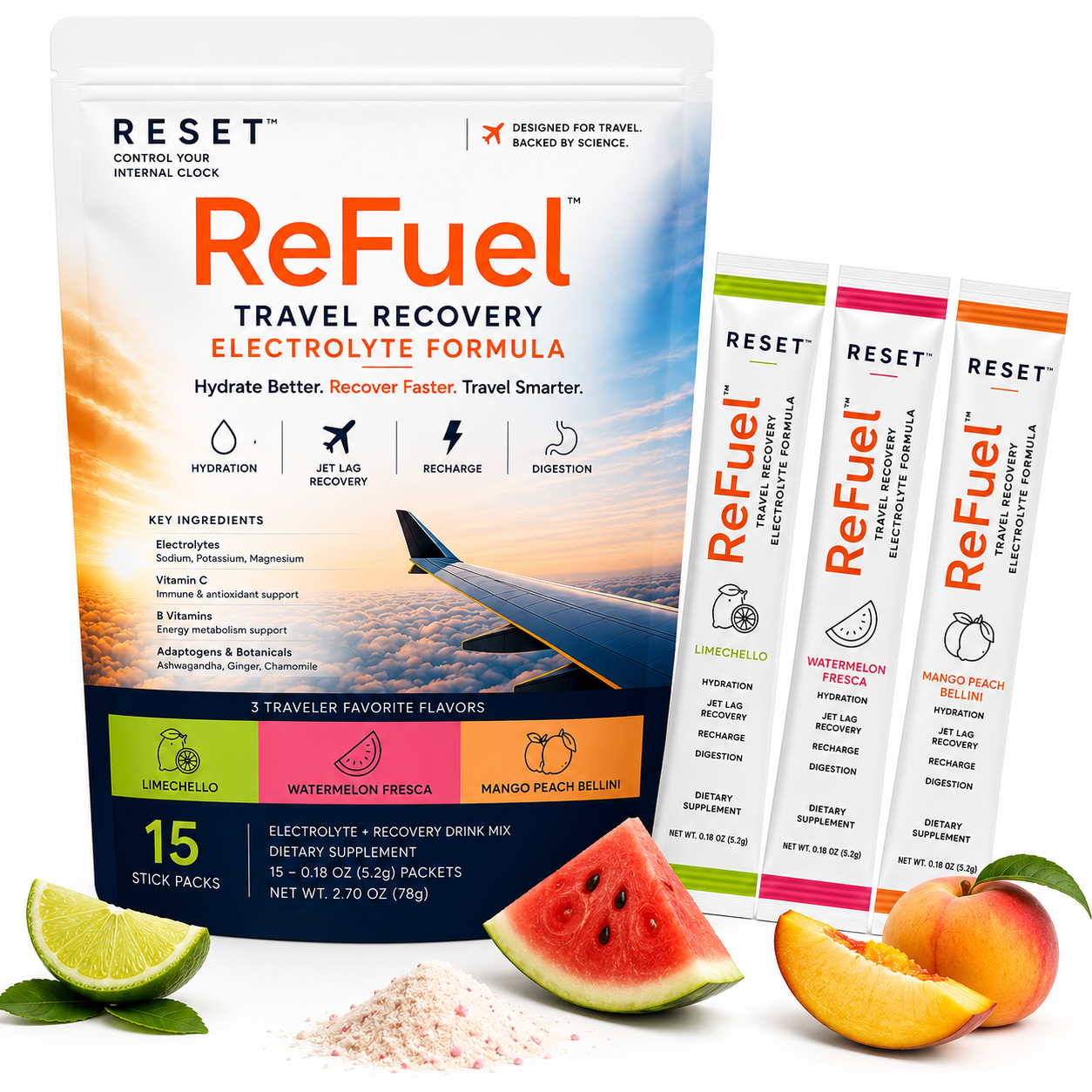 ReFuel Travel Recovery and Electrolyte Formula